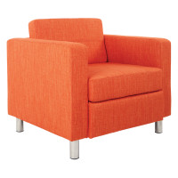 OSP Home Furnishings PAC51-M5 Pacific Armchair In Tangerine Fabric